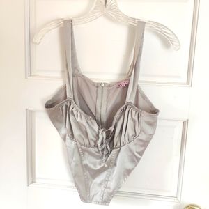 Corset shirt Y2K Emo goth scene trendy TikTok